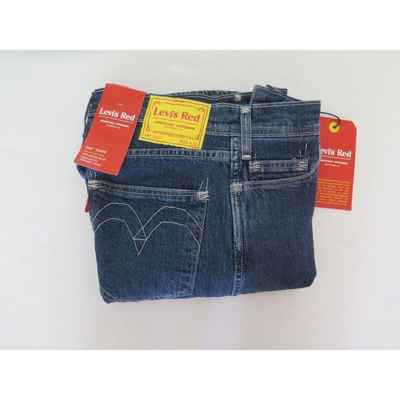 Levi's 502 Red Collection Positively Superior Men's Sz 28x32 Tapered Jeans - Picture 10 of 10